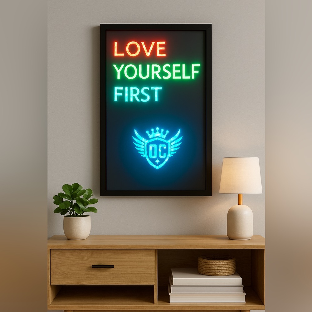 DC Illuminated Wall Mirror with Multicolor LED Lightscustom LED Light Up Mirror
